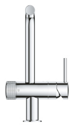 Смеситель для кухонной мойки GROHE Blue Pure Minta, с функцией фильтрации, без фильтра в комплекте, хром (31721000)