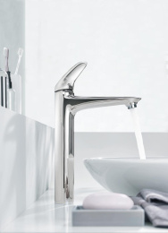 Смеситель для раковины GROHE Wave, хром (23585001)