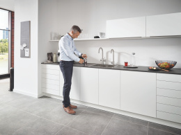 Комплект для кухни GROHE Red Duo с C-образным смесителем, бойлером L-Size и фильтром, суперсталь (30079DC1)