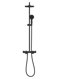 Душевая система GROHE Tempesta System 210 с термостатом для душа, матовый черный (268112431)