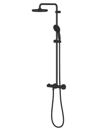 Душевая система GROHE Tempesta System 210 с термостатом для душа, матовый черный (268112431)