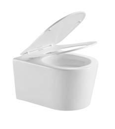 Унитаз Aquatek ОБЕРОН подвесной с сиденьем с микролифтом, белый AQ1363WT-00