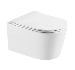 Унитаз Aquatek ОБЕРОН подвесной с сиденьем с микролифтом, белый AQ1363WT-00