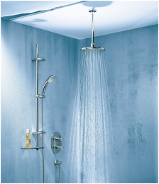 Верхний душ GROHE Rainshower Cosmopolitan 210, 9,5 л/мин, 1 режим, хром (28373000)