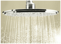 Верхний душ GROHE Rainshower Cosmopolitan 210, 9,5 л/мин, 1 режим, хром (28373000)