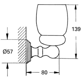 Держатель для стакана GROHE Sinfonia, хром (40043000)