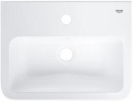 Раковина подвесная GROHE Bau Edge 45 см, альпин-белый (39806000)