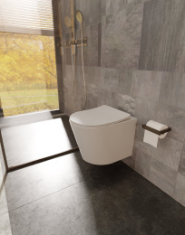 Комплект инсталляции GROHE 38775001 с унитазом AQUAme AQM2001 и сиденьем с микролифтом (NW0166)