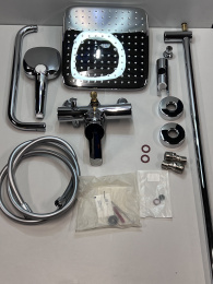 Душевая система GROHE Tempesta System 250 Cube со смесителем для душа, хром (26692001/U), уцененный товар