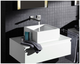 Внешняя часть смесителя для раковины GROHE Eurocube Joy на 2 отверстия (излив 170 мм), хром (19997000)