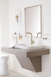 Дозатор жидкого мыла GROHE Essentials с держателем, никель матовый (40448EN1)