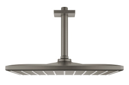 Верхний душ GROHE Rainshower Mono 310 Cube, 9,5 л/мин, 1 режим, 142 мм, темный графит матовый (26566AL0)