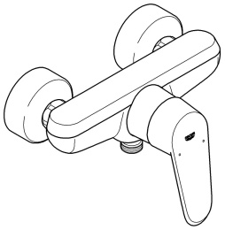 Смеситель для душа GROHE Eurodisc Cosmopolitan, хром (33569002)