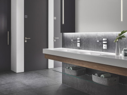 Внешняя часть крана для раковины GROHE Eurocube E инфракрасный, без функции смешивания, питание от сети 230V, хром (36442000)