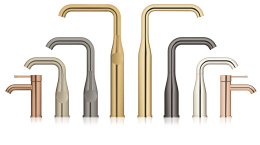 Смеситель для раковины GROHE Essence с донным клапаном, S-size, теплый закат глянец (24171DA1)