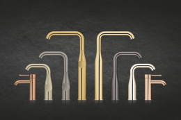 Смеситель для раковины GROHE Essence с донным клапаном, S-size, теплый закат глянец (24171DA1)