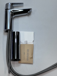 Смеситель для раковины GROHE BauEdge с ограничителем температуры, XL-Size, хром (23761001/U), уцененный товар