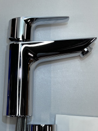 Смеситель для раковины GROHE BauEdge с ограничителем температуры, XL-Size, хром (23761001/U), уцененный товар