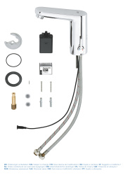 Смеситель для раковины GROHE Eurosmart Cosmopolitan E инфракрасный, хром (36327001)