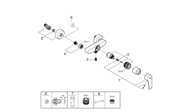 Смеситель для душа GROHE Eurosmart, хром (33555003)