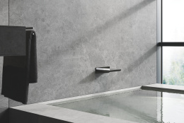 Излив для ванны и душа GROHE Allure каскадный, темный графит глянец (13317A01)