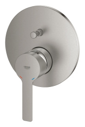 Внешняя часть смесителя для ванны GROHE Lineare, суперсталь (24064DC1)