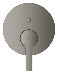 Внешняя часть смесителя для ванны GROHE Lineare, темный графит матовый (24064AL1)