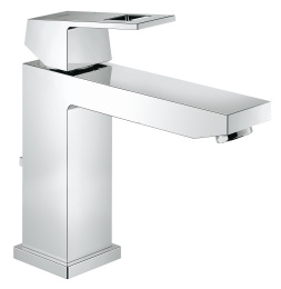 Смеситель для раковины GROHE Eurocube с донным клапаном, M-size, хром (23445000/U), уцененный товар