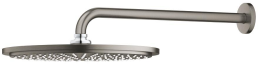 Верхний душ GROHE Rainshower с душевым кронштейном, 1 режим, темный графит матовый, (26066AL0)
