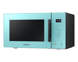 Микроволновая печь Samsung MG23T5018AN/BW Bespoke с грилем и стеклянной панелью, 23 л, мятный