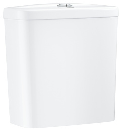 Унитаз напольный безободковый GROHE Bau Ceramic с бачком и сиденьем c микролифтом, альпин-белый (NW0076)