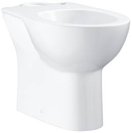Унитаз напольный GROHE Bau Ceramic с бачком и сиденьем c микролифтом, альпин-белый (NW0078)
