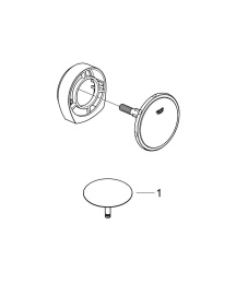 Наливной, сливной и переливной гарнитур, GROHE Talentofill, внешняя часть, хром, (19952000)