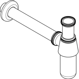 Сифон для раковины GROHE 1 1/4", хром (28920000)