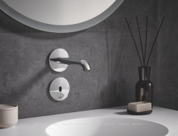 Внешняя часть крана для раковины GROHE Essence E инфракрасный, без функции смешивания, питание от сети 230V, хром (36447000)