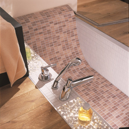 Смеситель для ванны GROHE Tenso однорычажный на 3 отверстия, хром (19153000)