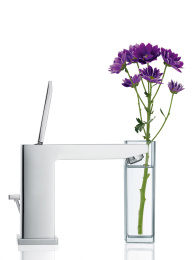 Смеситель для раковины GROHE Eurocube Joy с донным клапаном, M-size, хром (23657000/A), уцененный товар