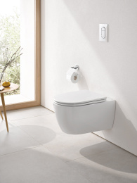 Сиденье для унитаза с микролифтом GROHE Essence Ceramic, альпин-белый (39577000)