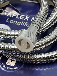 Душевой шланг GROHE Rotaflex Metal Long-Life 1750 мм, с защитой от перекручивания, хром (28025001/U), уцененный товар