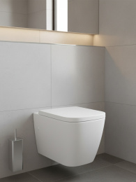 Унитаз подвесной GROHE Clova Ceramic Square, альпин-белый (39908000)