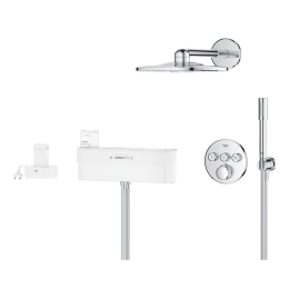 Душевая система GROHE SmartControl Purefoam с термостатом для душа, хром (1058120000)