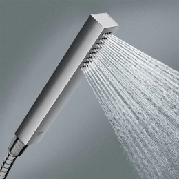 Душевой набор GROHE Euphoria Cube, 1 режим, 1250 мм, 9,5 л/мин, хром (26405000)