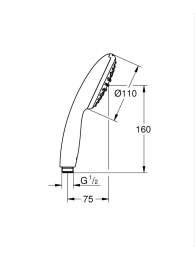 Готовый комплект для ванны и душа GROHE Start Edge, хром (NSB0182)