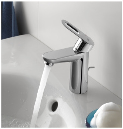 Смеситель для раковины GROHE Start Loop с донным клапаном, хром (23349000)