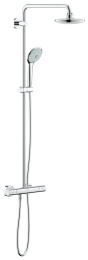 Душевая система с термостатом для настенного монтажа, GROHE Euphoria System 180, хром, (27296001)