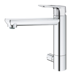 Смеситель для кухни GROHE BauLoop с запорным вентилем, хром (31713000)