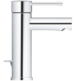 Смеситель для раковины GROHE Essence с донным клапаном, S-size, хром (24175001)