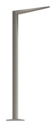 Излив для ванны GROHE Allure Brilliant напольного монтажа, внешняя часть, темный графит матовый (13301AL0)