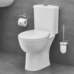Готовый комплект напольного унитаза GROHE Bau Ceramic, альпин-белый (39347000)