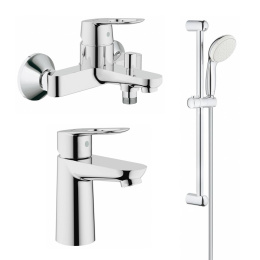 Готовый комплект для ванной комнаты GROHE BauLoop, хром (NB0055)
